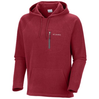 Columbia Sportswear Fast Trek Fleece Hoodie Sweatshirt (For Men) in Red Velvet