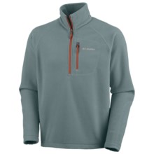 Columbia Sportswear Fast Trek II Fleece Pullover - Zip Neck (For Men) in Metal - Closeouts