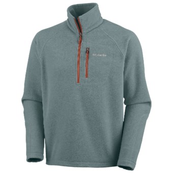 Columbia Sportswear Fast Trek II Fleece Pullover - Zip Neck (For Men) in Metal