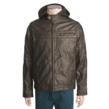 Columbia Sportswear Faux-Leather Jacket - Zip-Out Bib and Hood (For Men) in Brown - Closeouts