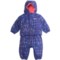 Columbia Sportswear First Snow Jacket and Bib Overalls Set (For Infants) in Light Grape Star Print