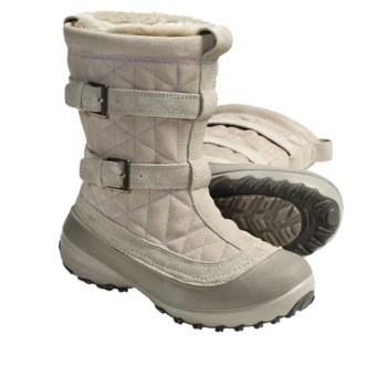 Columbia Sportswear Flurry Winter Boots - Insulated (For Women) in Natural/Hydrangea