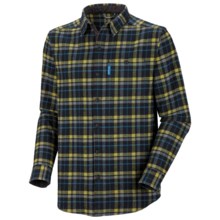 Columbia Sportswear Fusain Flannel Shirt - Long Sleeve (For Men) in Abyss - Closeouts