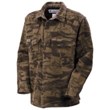 Columbia Sportswear Gallatin Range Shirt Jacket - Recycled Materials (For Men) in Brown Wool Camo - Closeouts