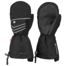 Columbia Sportswear Gathering Storm Omni-Heat® OutDry® Mittens - Waterproof, Insulated (For Men) in Black - Closeouts