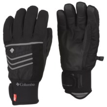 Columbia Sportswear Gathering Storm Omni-Heat® OutDry® Short Gloves - Waterproof, Insulated (For Men) in Black - Closeouts