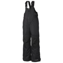 Columbia Sportswear Glacier Slope Omni-Tech® Bib Overalls (For Boys) in Black - Closeouts