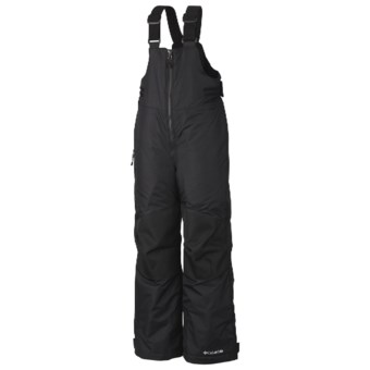 Columbia Sportswear Glacier Slope Omni-Tech® Bib Overalls (For Boys) in Black