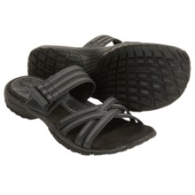 Columbia sportswear Gretta Sandals - Leather, Slip-Ons (For Women) in Black - Closeouts