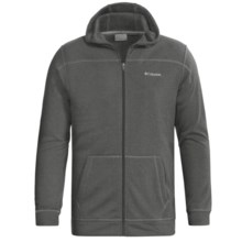 Columbia Sportswear Hard Edge Hoodie Sweatshirt - Fleece (For Men) in Grill Heather - Closeouts