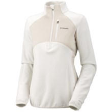 Columbia Sportswear Heat 360 II Omni-Heat® Jacket - Fleece, Zip Neck, Long Sleeve (For Women) in Sea Salt - Closeouts