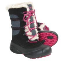 Columbia Sportswear Heather Canyon Winter Boots - Insulated (For Youth) in Black/Bright Rose - Closeouts