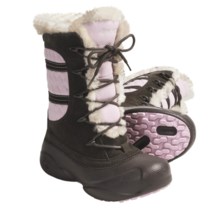 Columbia Sportswear Heather Canyon Winter Boots - Insulated (For Youth) in Turkish Coffee/Pink Lady - Closeouts