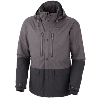 Columbia Sportswear Hemlock Road Omni-Tech® Jacket - Waterproof (For Men) in Black Broken Twill
