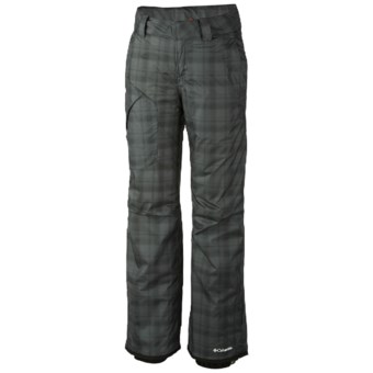 Columbia Sportswear High Volt Omni-Heat® Snow Pants - Waterproof, Insulated (For Women) in Black Printed Plaid