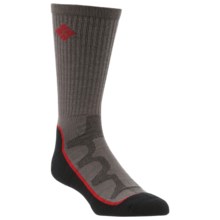 Columbia Sportswear Hiker Lite II Socks - Merino Wool, Lightweight (For Men) in Charcoal/Black/Rocket - Closeouts
