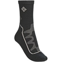 Columbia Sportswear Hiker Medium II Socks - Merino Wool, Medium Cushion, Crew (For Women) in Black/Charcoal - Closeouts