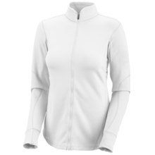 Columbia Sportswear I2O Fusion Jacket - UPF 50, Full Zip (For Plus Size Women) in 100 White - Closeouts