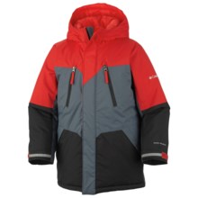 Columbia Sportswear Ice Slope Long Jacket (For Boys) in Bright Red - Closeouts