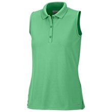 Columbia Sportswear Innisfree Polo Shirt - UFP 50, Sleeveless (For Women) in Winter Green - Closeouts