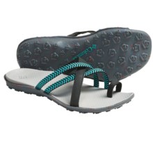 Columbia Sportswear Isla Sandals - Leather (For Women) in Geyser/Black - Closeouts