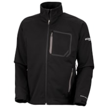Columbia Sportswear Key Three Omni-Heat® Jacket - Soft Shell (For Men) in Black/Blade - Closeouts