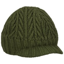 Columbia Sportswear Knit Visor Beanie Hat (For Boys) in Surplus Green - Closeouts