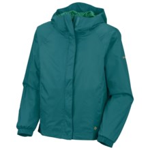 Columbia Sportswear Lake of Lace Shell Jacket (For Little Girls) in Light Turquoise - Closeouts