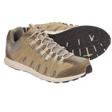 Columbia Sportswear Master Fly Low Trail Running Shoes - Leather, Minimalist (For Women) in Fossil/Light Lime - Closeouts