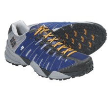 Columbia Sportswear Master of Faster Low OutDry® Trail Shoes - Waterproof, Suede (For Men) in Estate Blue/Golden Glow - Closeouts