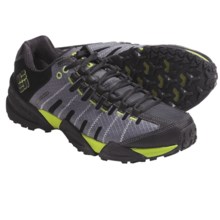 Columbia Sportswear Master of Faster Low Trail Shoes - Omni-Tech®, Waterproof (For Men) in Castle Rock/Lime Green - Closeouts