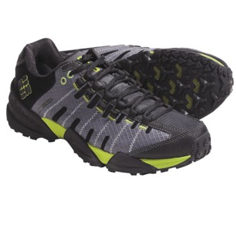 Columbia Sportswear Master of Faster Low Trail Shoes - Omni-Tech®, Waterproof (For Men) in Castle Rock/Lime Green