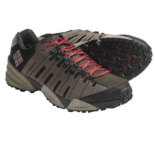 Columbia Sportswear Master of Faster Low Trail Shoes - Omni-Tech®, Waterproof (For Men) in Dark Olive/Chili Pepper - Closeouts