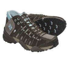 Columbia Sportswear Master of Faster Mid OutDry® Leather Hiking Boots (For Women) in Oxford Tan/Pastel Turquoise - Closeouts