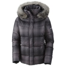 Columbia Sportswear Mercury Maven II Down Jacket - 550 Fill Power, Removable Hood (For Women) in Black Print - Closeouts