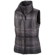 Columbia Sportswear Mercury Maven II Down Vest - 550 Fill Power (For Women) in Black Plaid - Closeouts