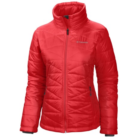 Columbia Sportswear Mighty Lite III Omni-HeatÂ® Jacket - Insulated (For Plus Size Women) in Red 
