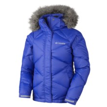 Columbia Sportswear Mini Lay D Down Puffer Omni-Heat® Jacket (For Girls) in Light Grape - Closeouts