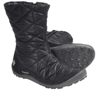 Columbia Sportswear Minx Slip-On Omni-Heat® Winter Boots (For Women) in Black