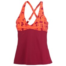 Columbia Sportswear Mix Mover Tank Top - Built-In Shelf Bra (For Women) in Tibetan Red - Closeouts