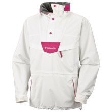 Columbia Sportswear Monashee Pullover Jacket - Waterproof (For Men) in Sea Salt/Fuchsia - Closeouts