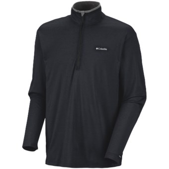 Columbia Sportswear Mountain Tech Shirt - UPF 15, Zip Neck, Long Sleeve (For Men) in Black