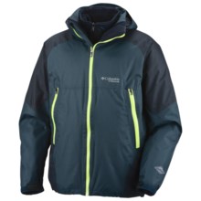 Columbia Sportswear Mt. Huxley 3-in-1 Parka - Titanium, Waterproof, Insulated (For Men) in Deep Teal - Closeouts
