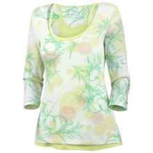 Columbia Sportswear My Fair Layer Shirt - 3/4 Sleeve (For Women) in Coolant - Closeouts