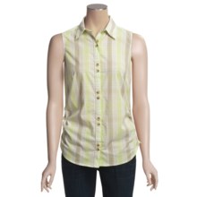 Columbia Sportswear My Tie Shirt - Cotton Seersucker, UPF 15, Sleeveless (For Women) in Coolant - Closeouts