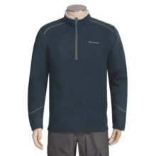 Columbia Sportswear Northern Peak II Jacket - Zip Neck (For Big Men) in Deep Teal Heather - Closeouts