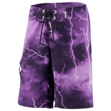Columbia Sportswear Offshore Run and Gun Board Shorts - UPF 30 (For Men) in Begonia/Light My Fire - Closeouts