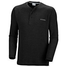 Columbia Sportswear Olstad Henley Shirt - Long Sleeve (For Big Men) in Black - Closeouts