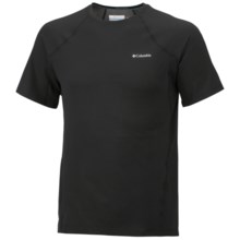 Columbia Sportswear Omni-Heat® Base Layer Top - Midweight, Short Sleeve (For Men) in Black - Closeouts