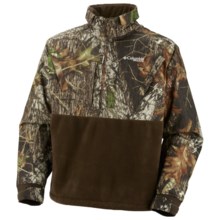 Columbia Sportswear Omni-Heat® Wader Widgeon 1/2 Jacket - Zip Neck (For Men) in Mossy Oak Breakup - Closeouts